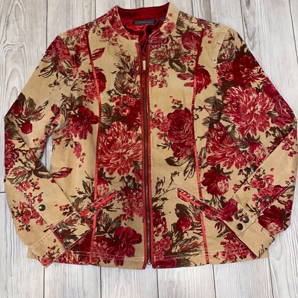 Amber Sun Corduroy Floral Print size L